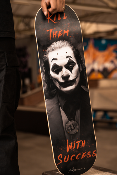 Joker Skateboard Wall Art