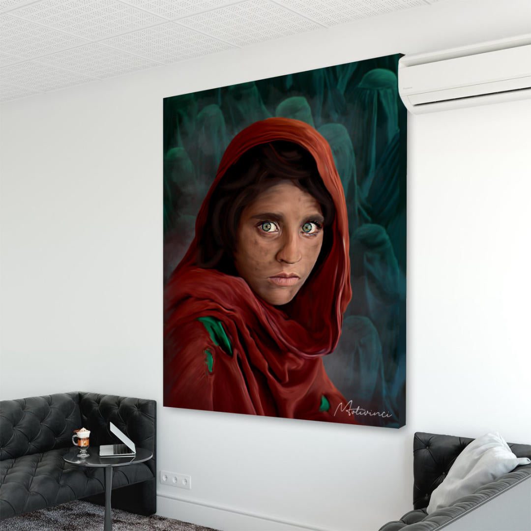Afghan Girl Canvas