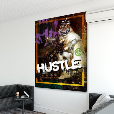 King Tiger Hustle Canvas