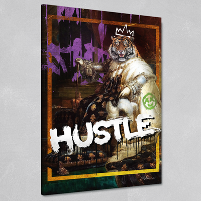 King Tiger Hustle Canvas