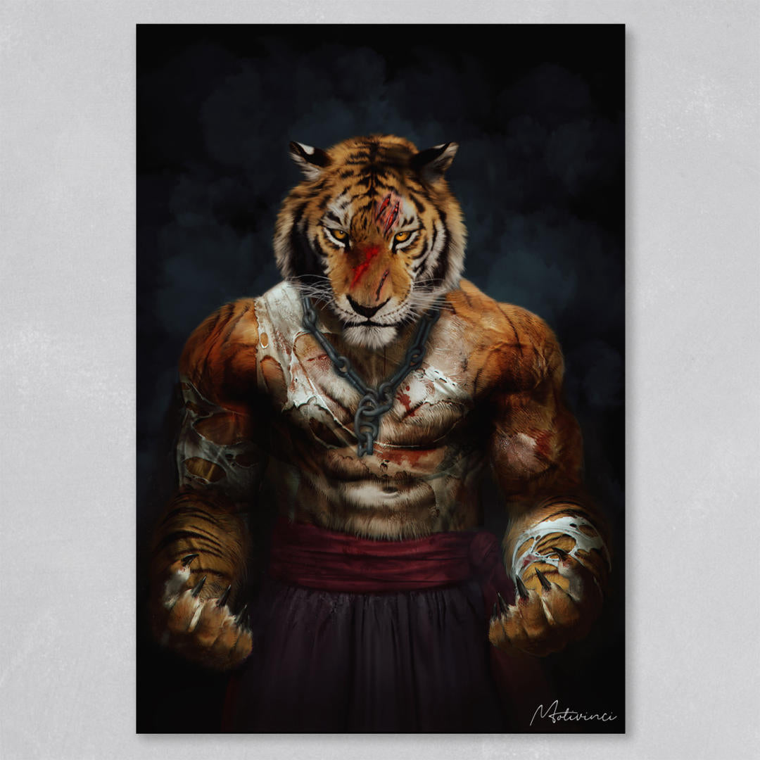 Tiger Scars Canvas