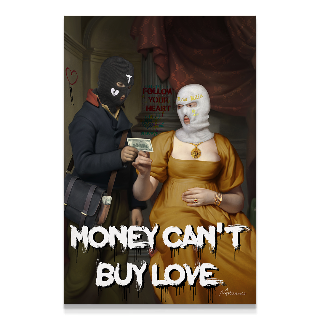 Money Can't Buy Love Canvas