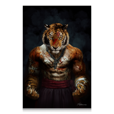 Tiger Scars Canvas