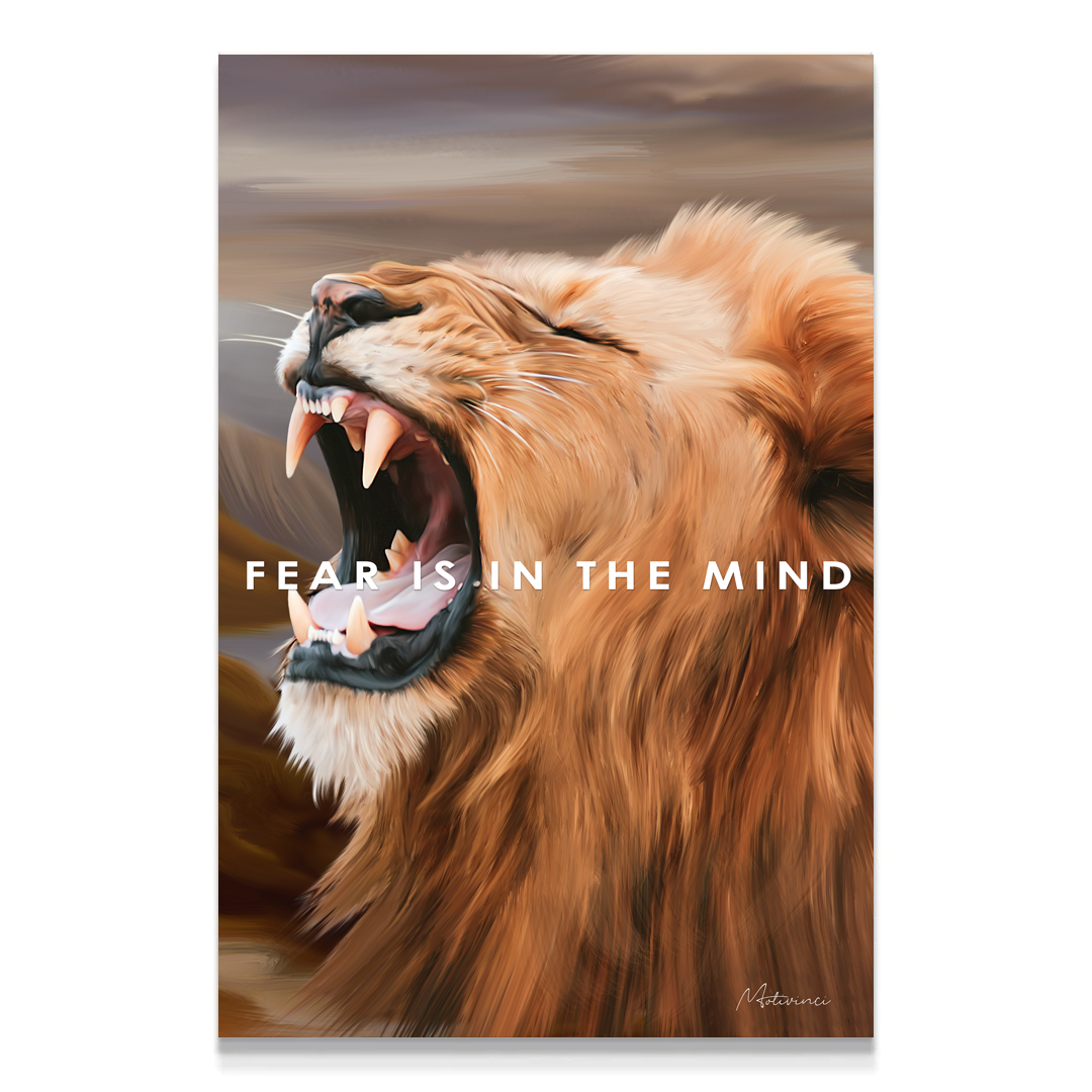 Fear Is In The Mind Canvas
